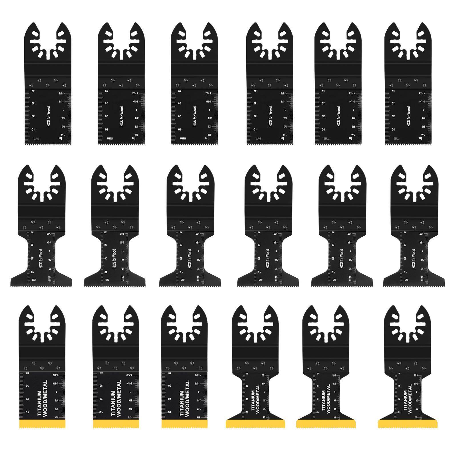 电商18件套装热销万用宝锯片木工电动工具配件摆动锯片