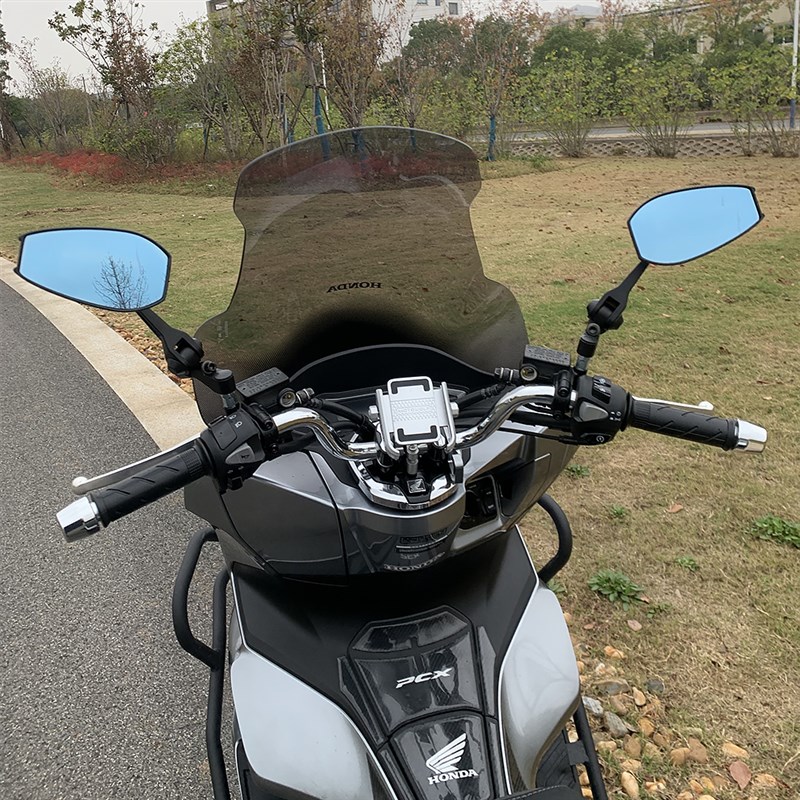 适用本田PCX150 PCX160摩托车反光镜改装广角大视野后视镜倒车镜