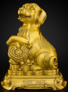 黄铜十二生肖摆件全套本命年鼠牛虎兔龙蛇马羊猴鸡狗猪三合大号