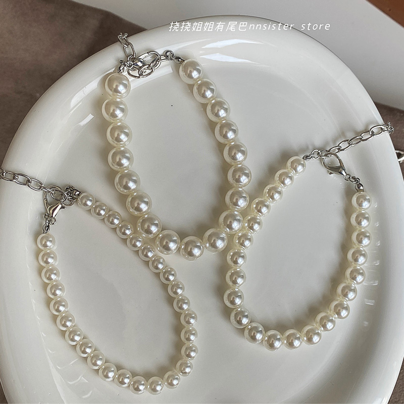 宠物纯珍珠项链公主风脖饰颈链英短泰迪狗狗项圈结婚礼猫咪配饰品