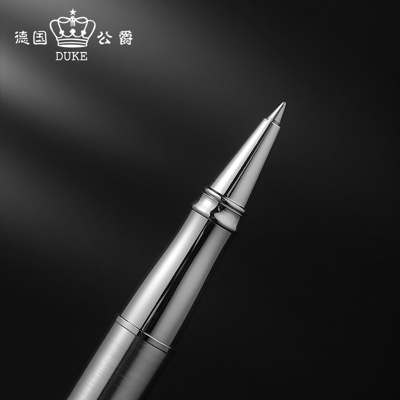 公爵签字笔商务全钢金属圆珠中性笔男士女士签单签名签约宝珠碳素