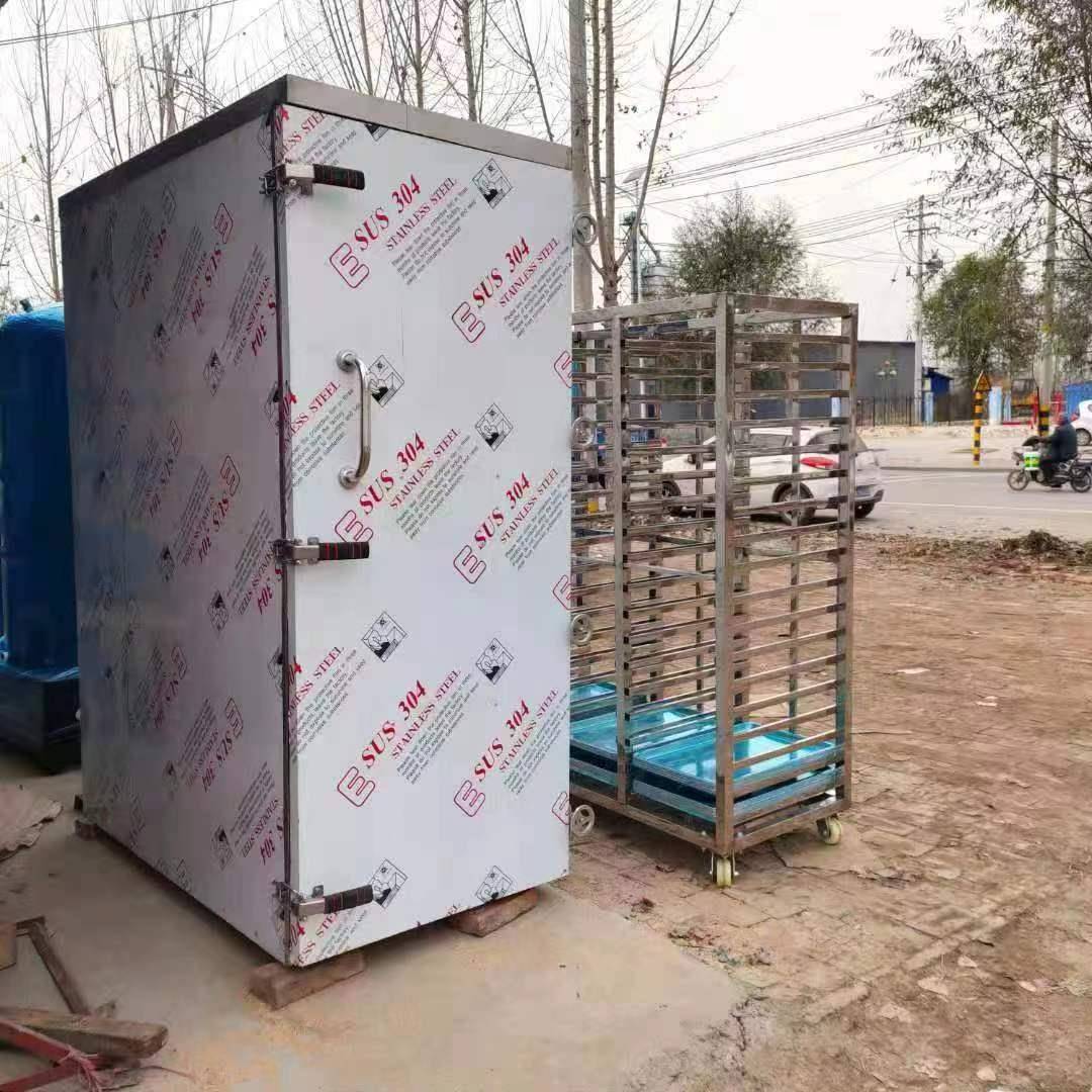厂家供货蒸箱馒头房学校型单门蒸箱推车不锈钢36盘单门蒸箱蒸房