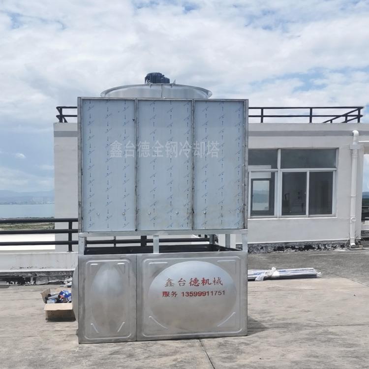 厦门全钢方形冷却塔304不锈钢冷却塔散热水塔逆流封闭式冷却塔