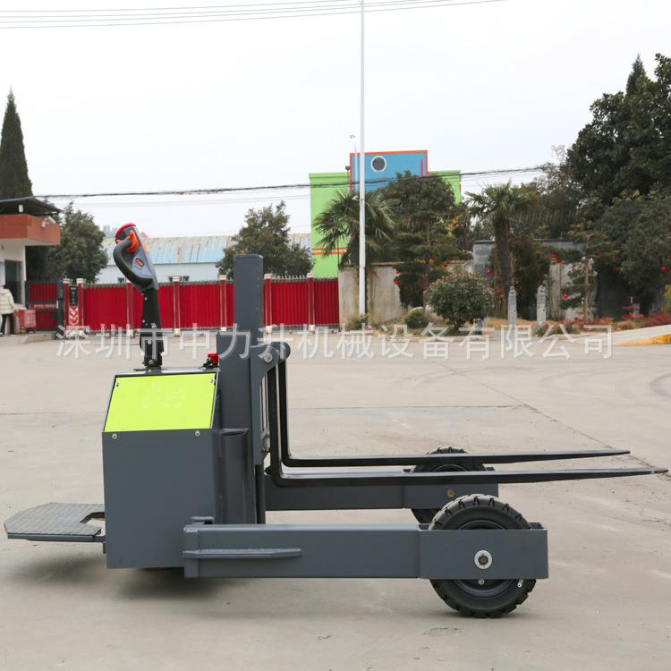 山地型全电动搬运车建筑工地充气轮越野电动叉车户外山地液压车