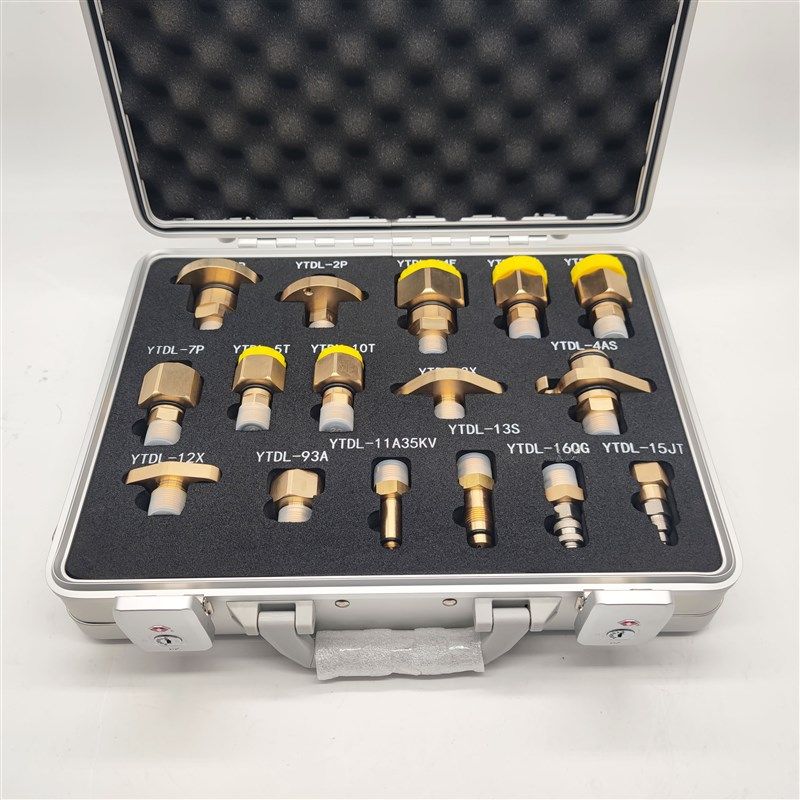 SF6测试试验专用快速接头GIS断路器六氟化硫充气微水检测连接头