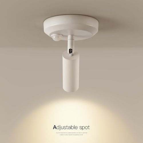 人体感应射灯过道走廊灯创意led吸顶灯简约楼梯阳台中山灯具