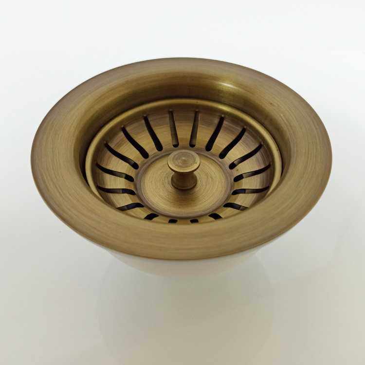 复古铜厨房下水管洗菜盆过滤网单双水槽下水器,家装主材,水槽下水器,淘宝优惠券,粉丝福利购,淘宝优惠卷