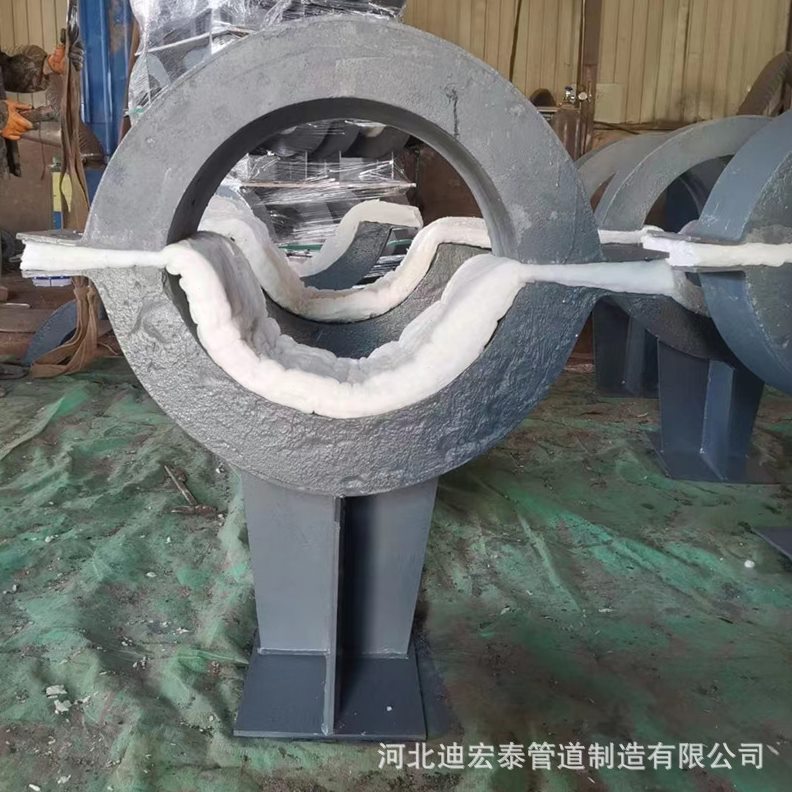 动 隔热道滑固定蛭石生蒸汽管托产管长托 导向隔热支架输低能耗管