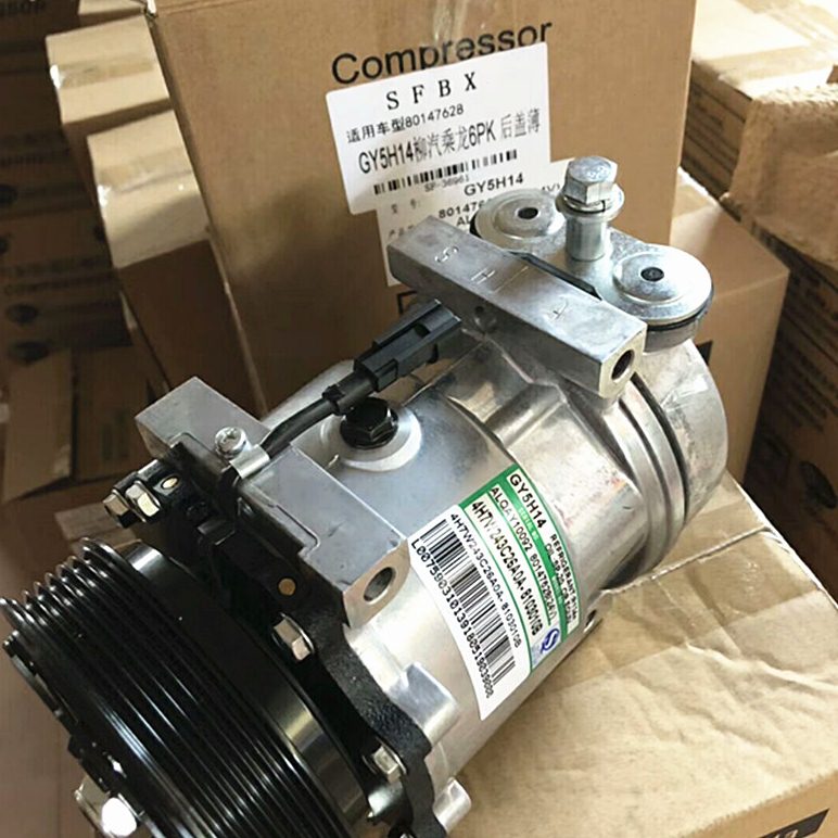 8P汽车空调压缩机三5外后8脚压  口6K H18柳汽成K胶圈龙P4K8P50