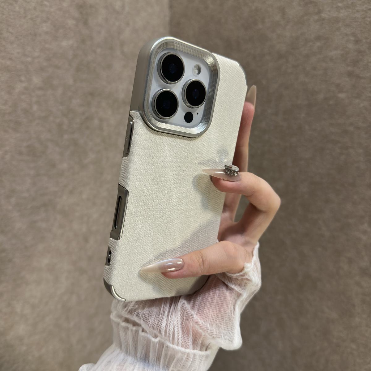 ins高颜值秋冬复古牛仔布适用于iPhone16pro新款苹果16ProMax手机壳男15高级14女13情侣17ProMax防摔plus全包