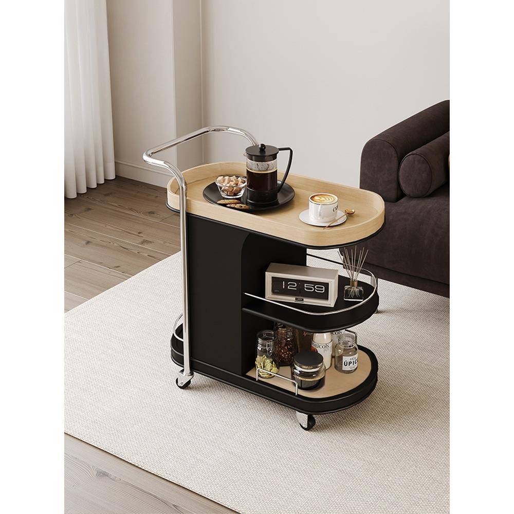 可移动沙发边几推车客厅茶几小桌子阳台小型创意卧室床头柜感