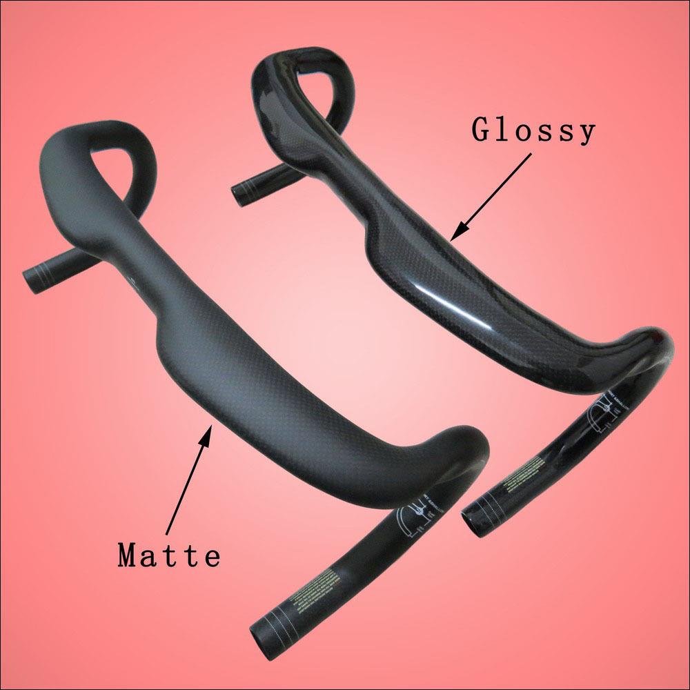 超轻无标3K全碳纤维自行车车把公路车弯把握把内走线