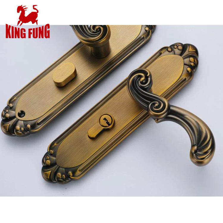 D4848欧式别墅门执手锁室内门锁房门锁双开实木门锁