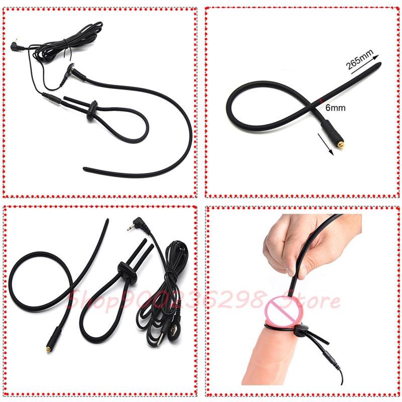 E-stim Penis Ring,Glans Testicle Loops Massage,Electric Shoc
