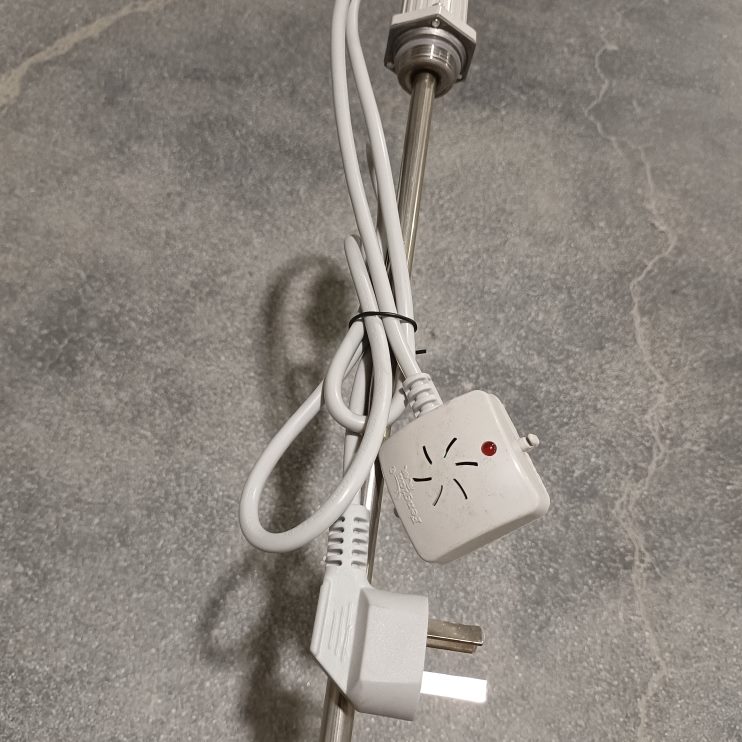 棒不锈钢带厘150自动新暖气片65温控0米6分瓦电加热加热管2023