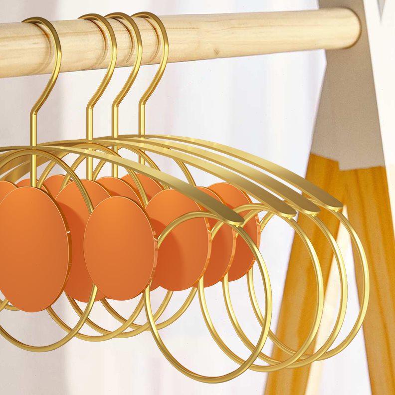 轻奢挂衣角防滑防护晾衣撑肩无痕网红宽肩家用金属衣架衣服衣架子