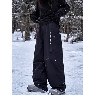 awka滑雪裤女款男士单板2024新款加绒保暖防寒3L防水裤子秋冬