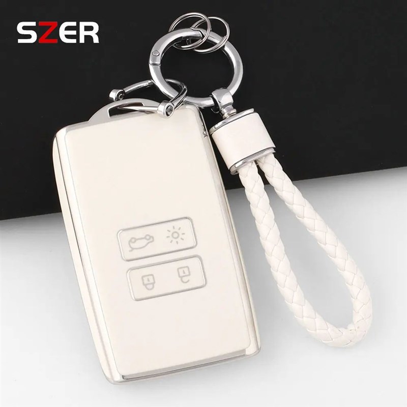 TPU Car Key Case ver Shell For Renault Koleos Captur Megane