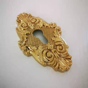 Brass纯铜单板PVD双开单开大门锁木门锁执手锁大拉手铜锁RG越南