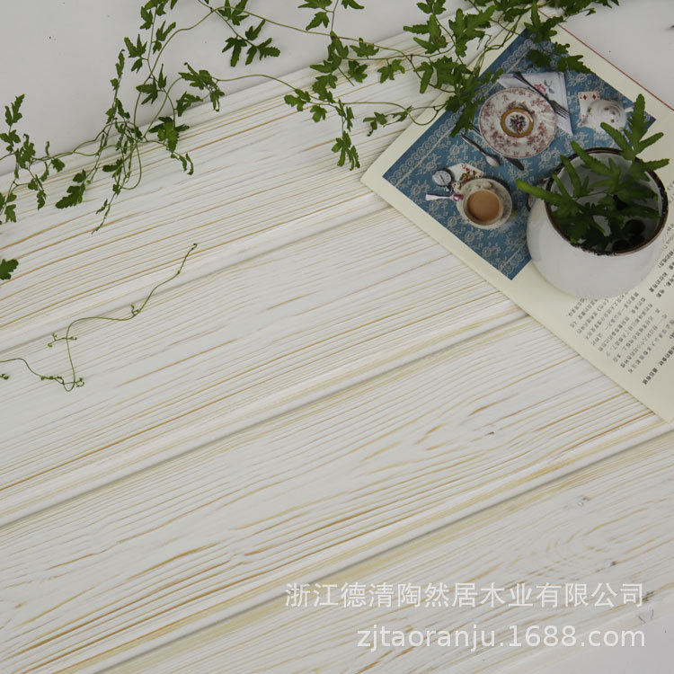 全实木樟子松免漆软木扣板墙面顶面木屋过道阳台吊顶墙群