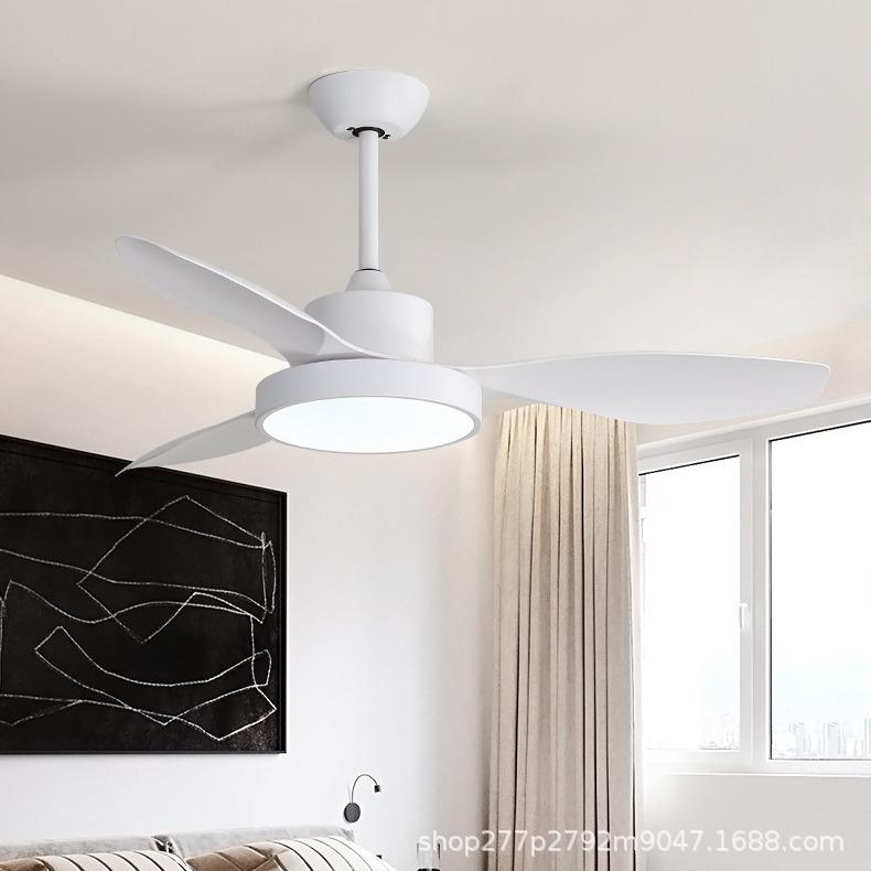 北欧风扇灯家用客厅餐厅卧室led简约静音遥控风扇吊灯吊扇