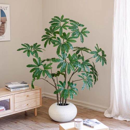 仿真绿植蔓绿绒盆景掬涵高端轻奢假树装饰花家居客厅植物盆栽摆件