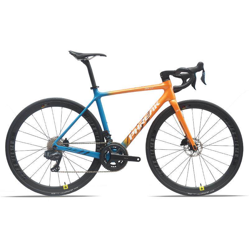 菲瑞客公路自行车24速油碟一体把电子变速碳纤维爬坡自行车