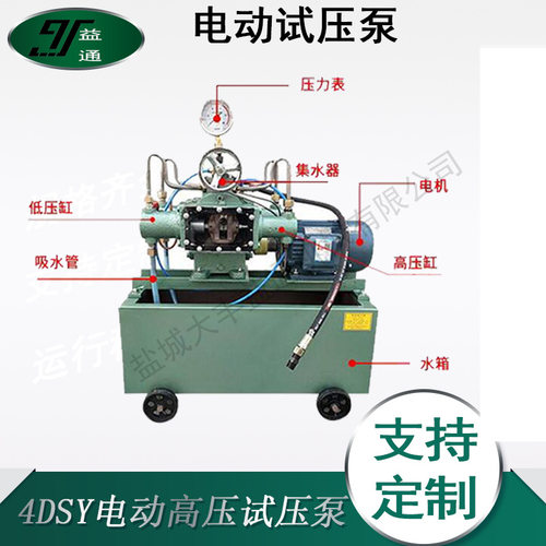 锅炉用4DSB-6.3压力自控电动试压泵