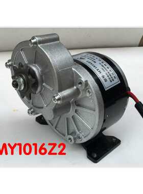永磁直流减速有刷电机MY1016Z2-250W12v24V36V 电动自行车电机