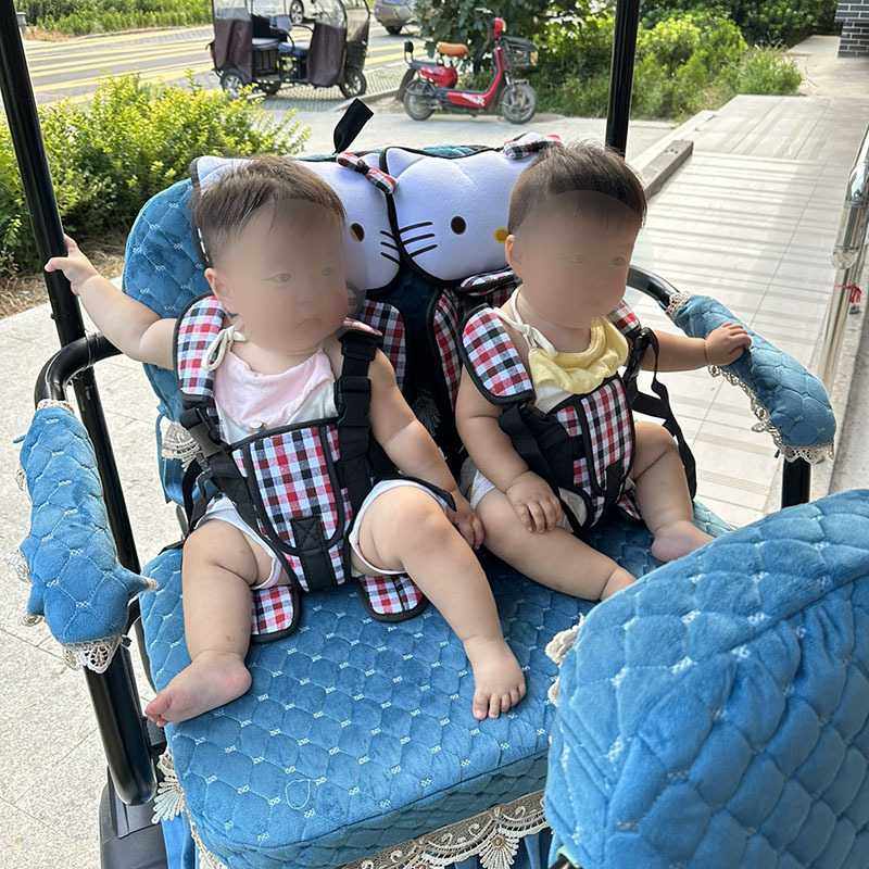 大脸猫款式非机动车用电动代步三轮车用坐垫加厚海绵垫固定绑带,婴童用品,推车配件,淘宝优惠券,粉丝福利购,淘宝优惠卷