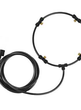 HD25海景黑色白色低压降温喷雾环风扇用12”16“18