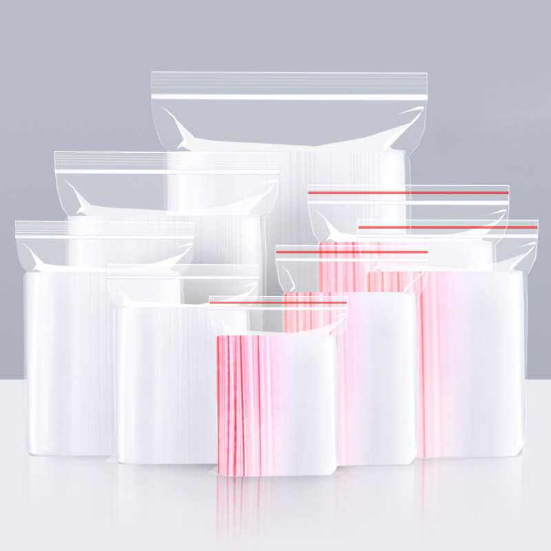 自封袋 密封袋加厚大小号快递食品包装袋自封口塑料包装袋