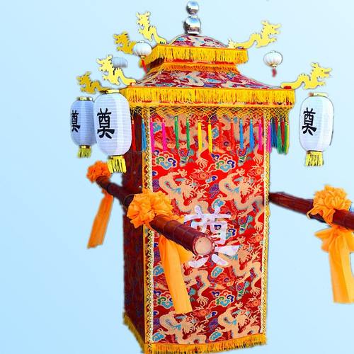 喜子轿事灵轿红子子白事厂花轿花轿白白亡灵轿全套家支持定子事轿