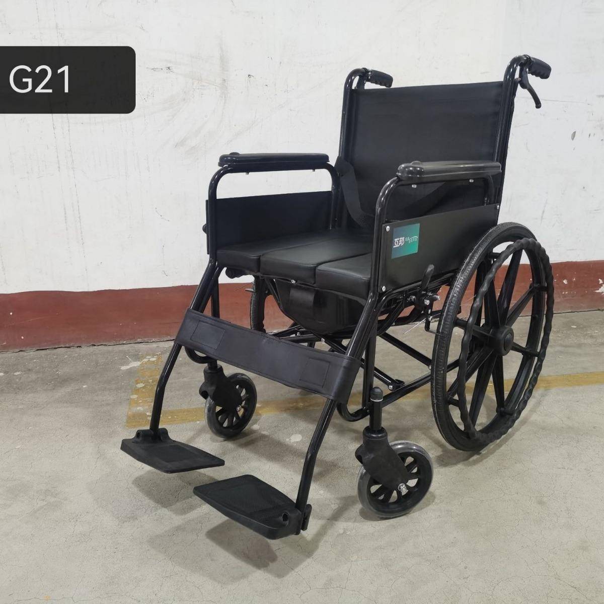 互邦轮椅车折叠老人专用手推车便携式代步车残疾瘫痪G21可折叠