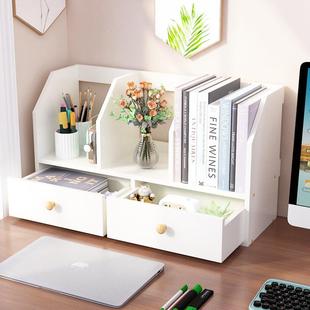 简易儿童书架桌面置物架书柜子书桌上收纳桌子多层书本小层架子