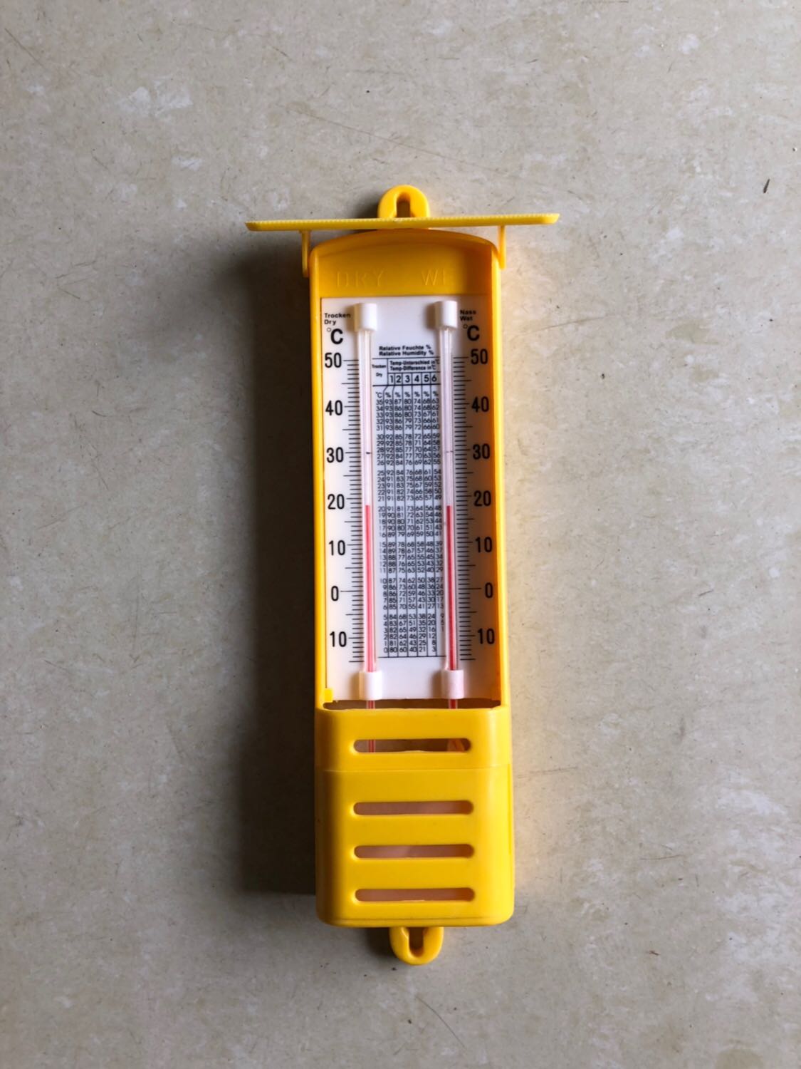 PA7干湿球温度计仓库车间档案室船用大棚实验室用温湿度计