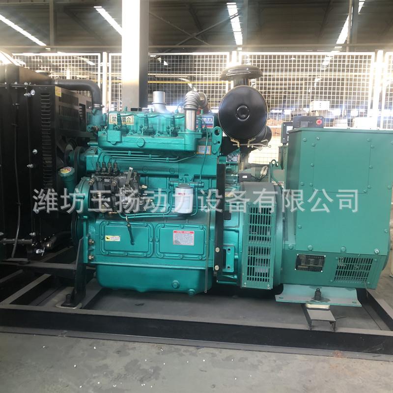 义乌50千瓦柴油发电机组工厂备用电源潍坊50kw全铜发电机组