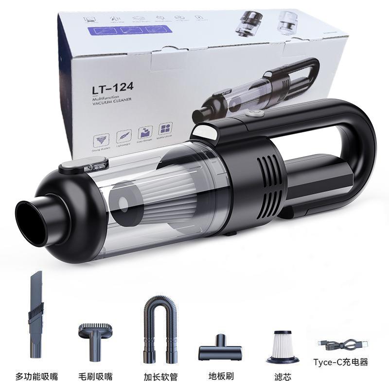 新款家用无线吸尘器手持便携车载吸尘器LED照明大吸力英文124