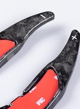 适用奔驰AMG款A45CLA45C63E53GLA45锻造方向盘换挡拨片贴改装加长