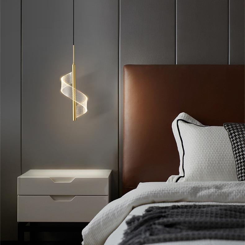 家用卧室餐厅灯书房简约现代创意个性轻奢吊顶吊灯led北欧设计感