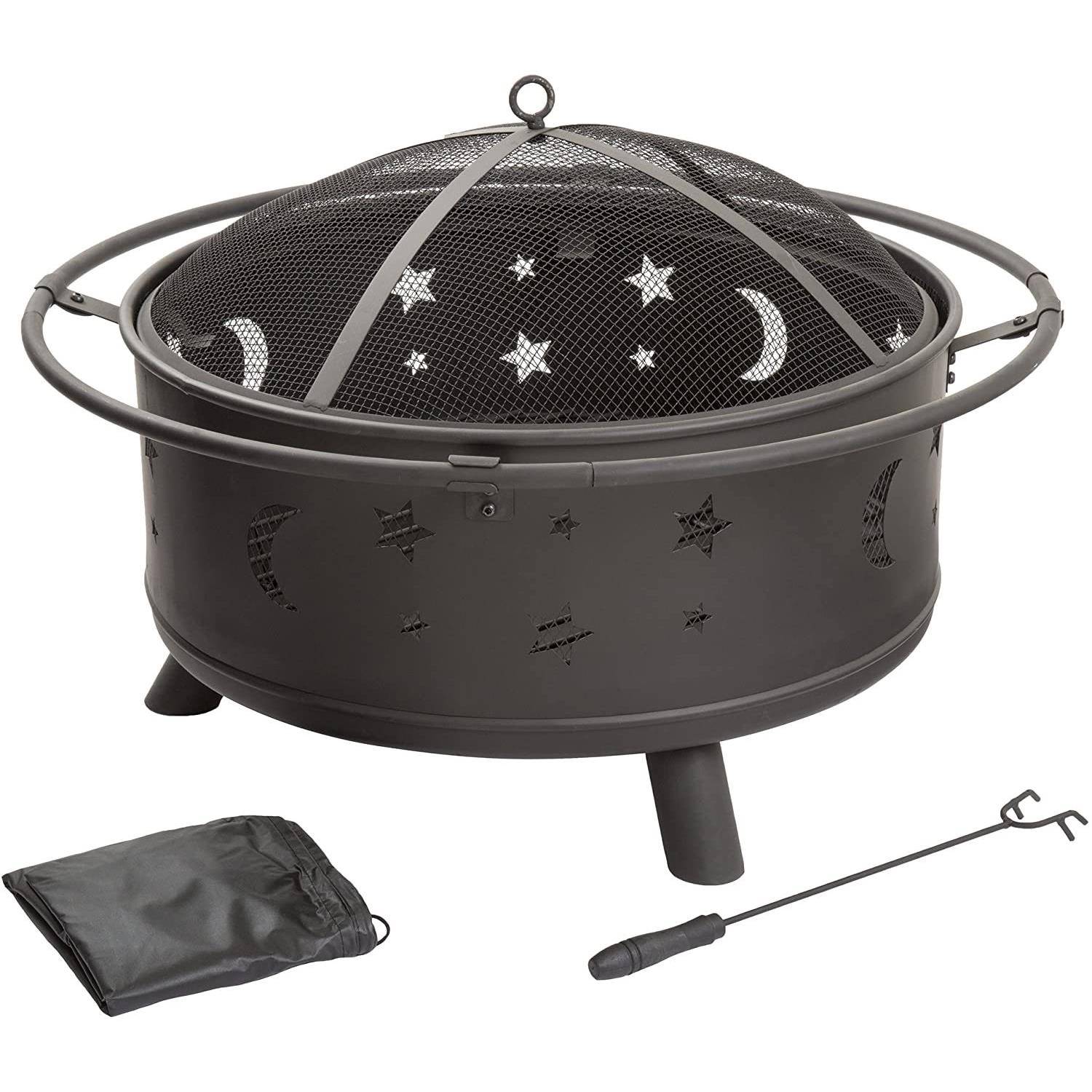 电商户外取暖火盆柴火炉烤火庭院取暖炉篝火取暖firepit火盆