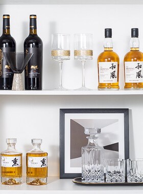 样板间摆件轻奢现客厅厨房酒具搭配组合套装软装饰品