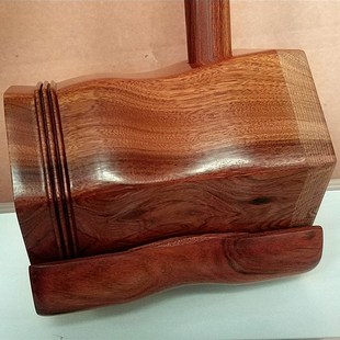 红贵二二胡架蒙非洲红酸枝宝胡筒子未子皮高胡杆子越胡琴杆已抛光