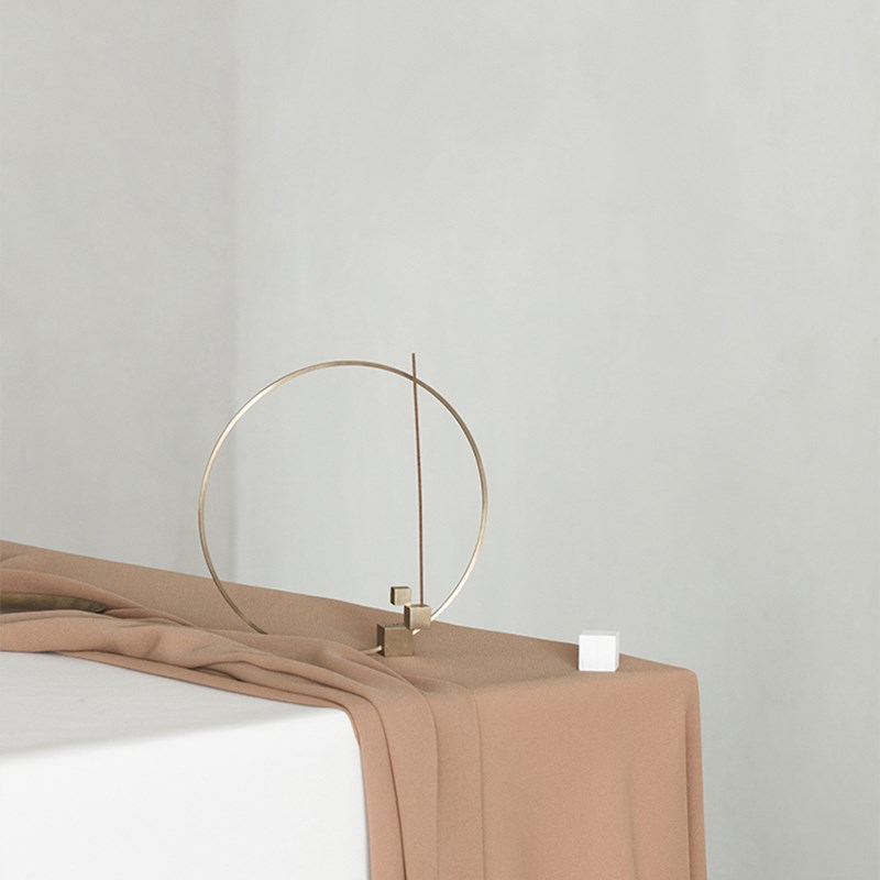 另VEN茶席桌花茶艺茶道日式中式特色小众设计花器