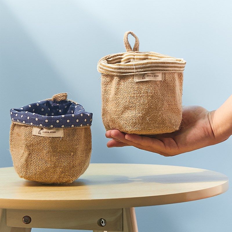 墙后收纳挂袋棉麻布艺悬挂式宿舍床头壁挂钥匙收纳袋挂兜,收纳整理,收纳挂袋,淘宝优惠券,粉丝福利购,淘宝优惠卷