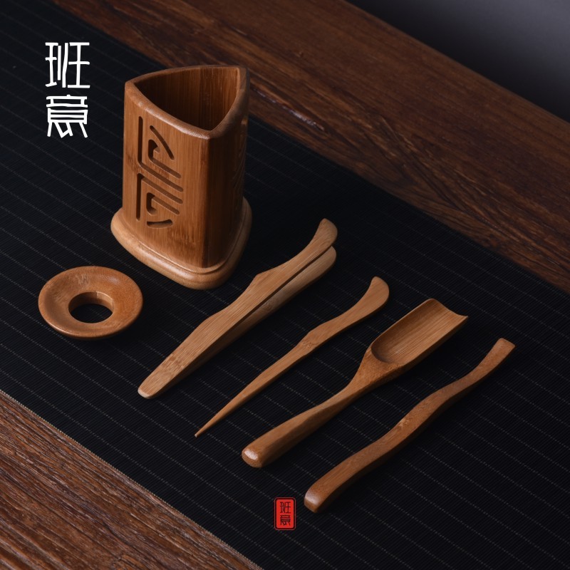 茶具零黑檀实木功夫茶具茶盘茶艺组合茶道六君子 套装