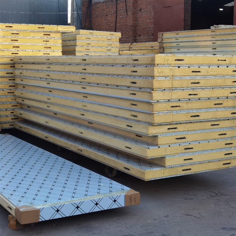 聚氨酯冷库板全套设备彩钢板保鲜冷藏冻库专用保温板隔热板,基础建材,墙体外保温体系,淘宝优惠券,粉丝福利购,淘宝优惠卷