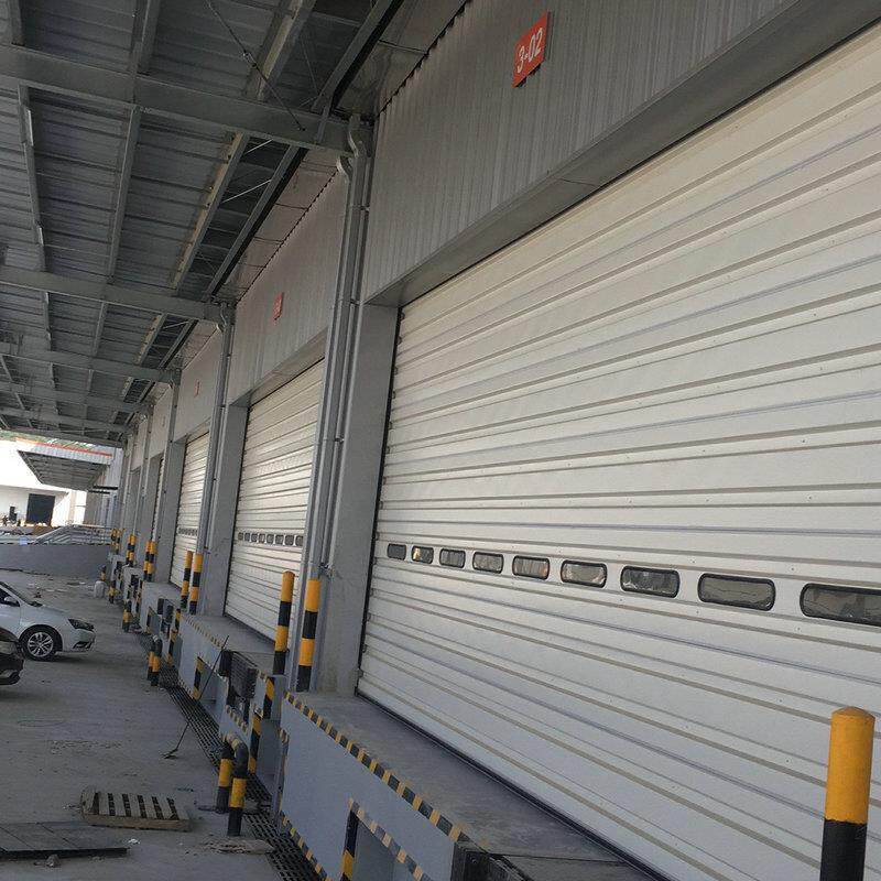 单板升工业门卷帘自动工业门门电动滑感门商场店铺提升门734智能