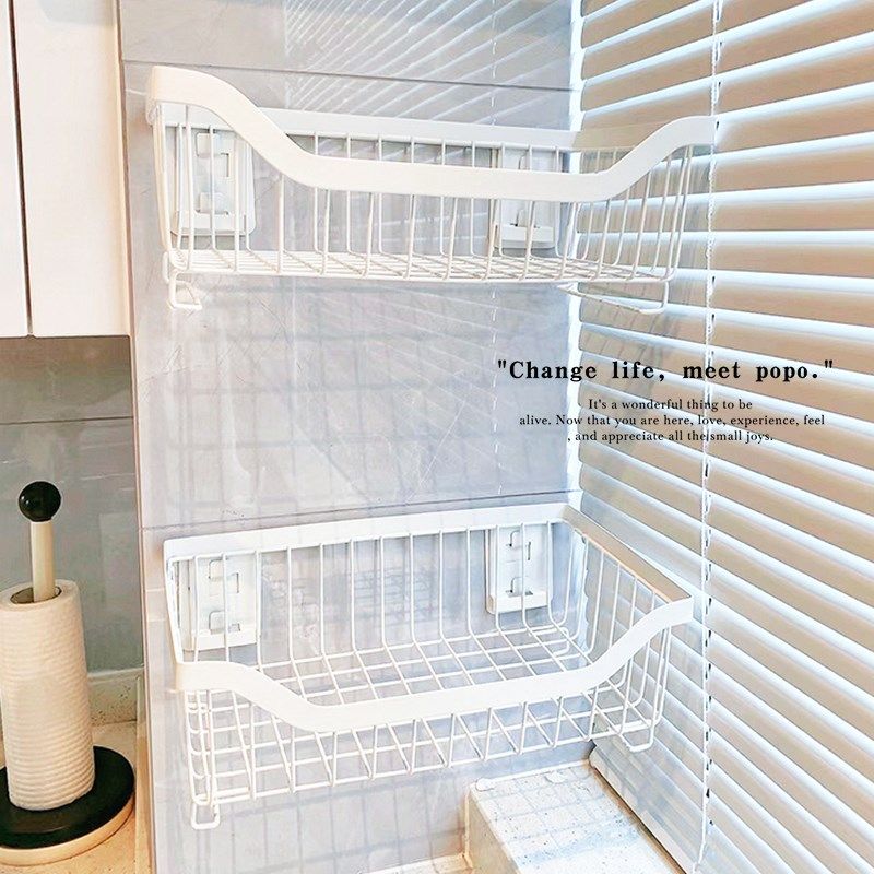 多功能厨房壁挂水果篮家用台面蔬菜篮子收纳筐,收纳整理,收纳筐,淘宝优惠券,粉丝福利购,淘宝优惠卷