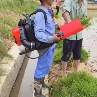 水稻抛秧机背负式抛秧机两冲程四冲程甩秧机抛秧播种